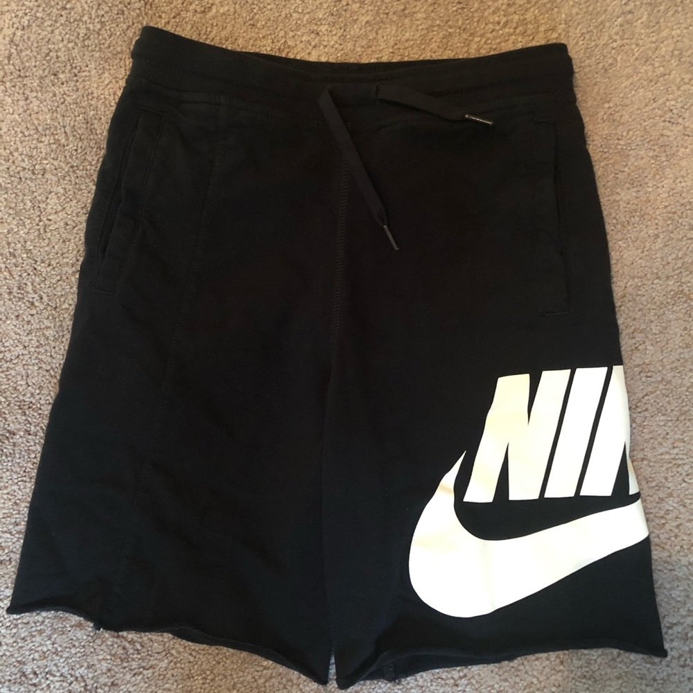 Boys Nike Logo Cotton Shorts